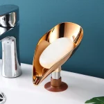 Best Luxury Golden Leaf Soap Holder Box at Homeways Kenya