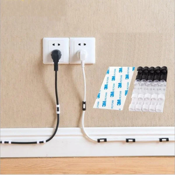 Buy Best Self-Adhesive Cable Organiser Clips at Homeways Kenya