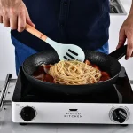 Heat Resistant Wooden Silicone Cooking Utensils Kitchen Utensil Set Mint Green household depot Nairobi
