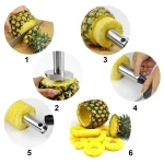 How to use Stainless Steel Pineapple Knife Corer Slicer for events and fruit pudding