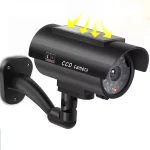 Buy Solar Powered Fake Dummy Camera for Home Outdoors CCTV Dome with LED Light for Night at Homeways Kenya