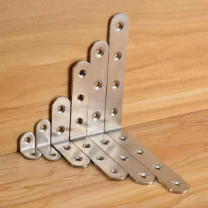 Furniture Support Stainless Steel Angle Corner Brackets Fasteners