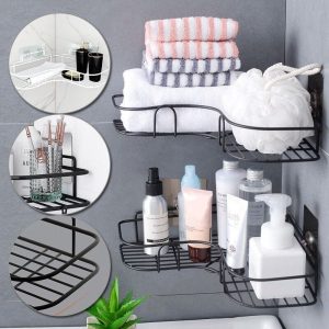 Bathroom shelf kitchen organizer shelves Corner Space Bathroom Shelf Organizer Shampoo Storage Rack in Nairobi
