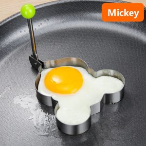 Mickey Mouse Stainless Steel Egg & Pancake Shaper Rings