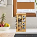 Countertop Rotating Bamboo Spice Rack Best in Nairobi