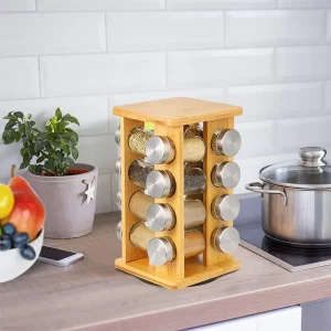 Buy Rotating Bamboo Spice Rack in Nairobi Kenya