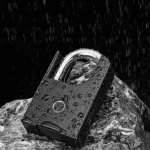Best PD08 Large Waterproof Fingerprint Padlock with Keys Kenya